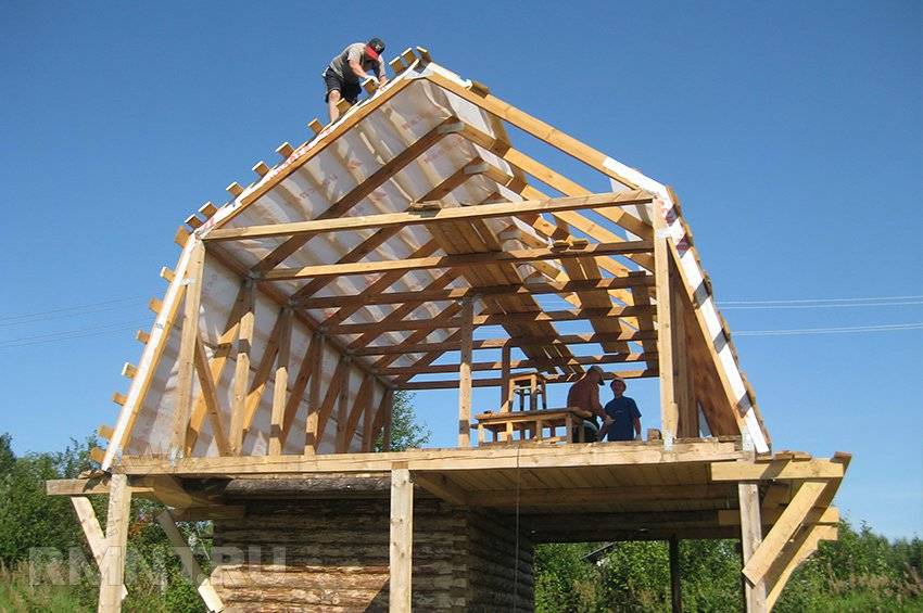 Устройство мансардной крыши каркасного дома - каркас, как построить, схема