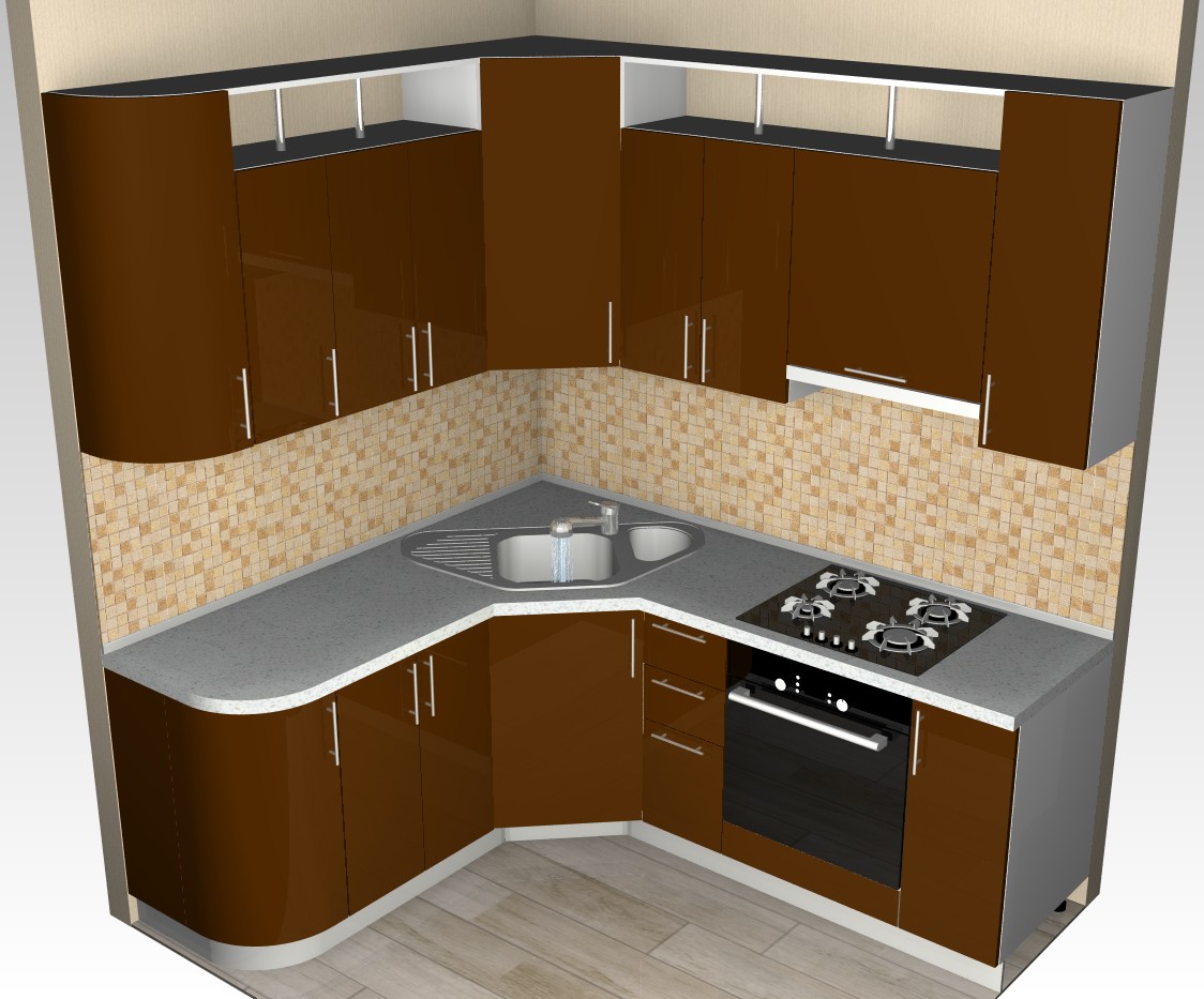 Дизайн угловой кухни: 70+ фото реальных интерьеров