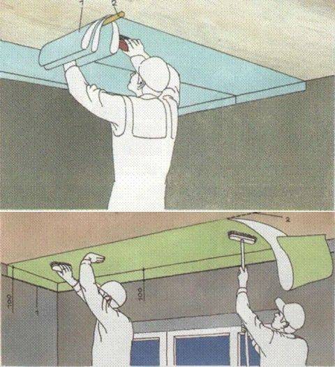 Как поклеить обои на потолок - подробная инструкция!