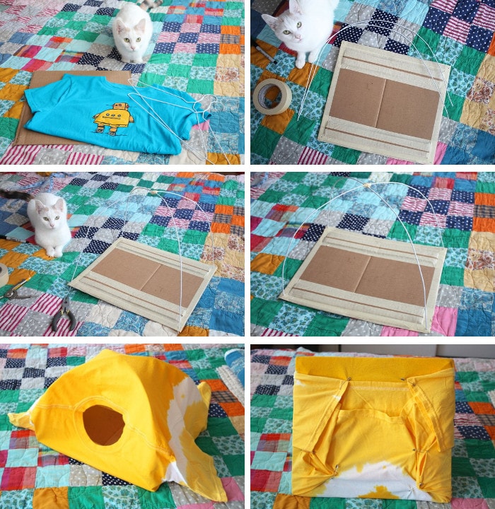 Домик для кошки своими руками - 11 идей как сделать, инструкция и мастер-классы (фото)