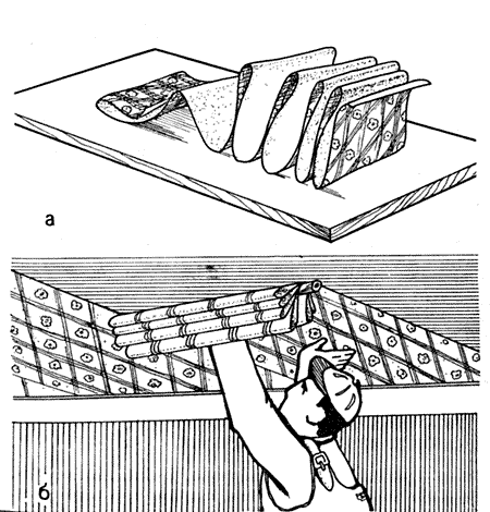 Инструкция, как клеить обои на потолок: флизелиновые,виниловые, наносить жидкие