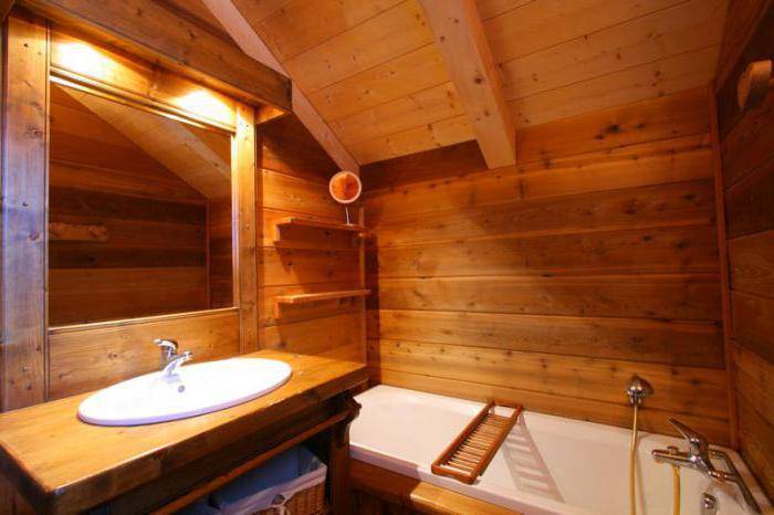 Гидроизоляция деревянных стен в ванной комнате
