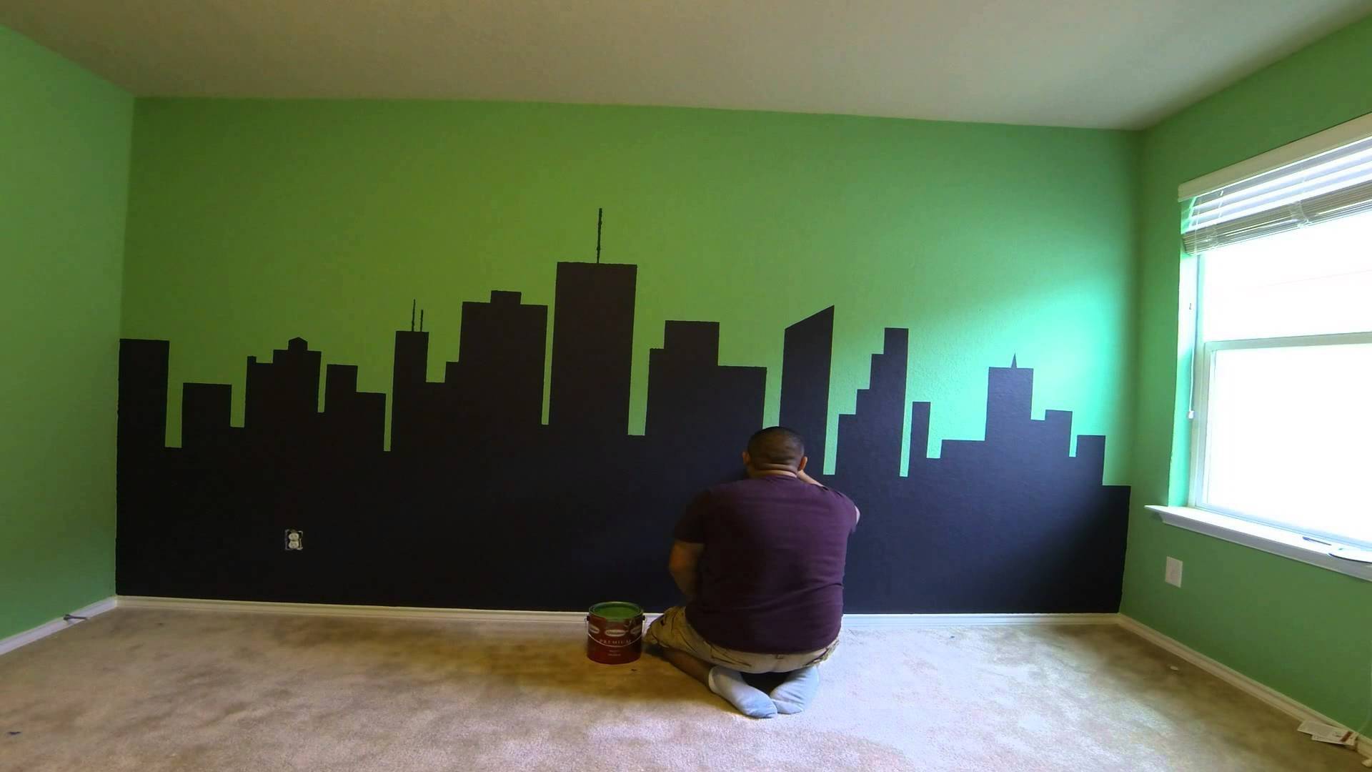 Можно перекрасить обои. Покрашенные стены. Разноцветные стены. Красивая краска для стен. Креативное окрашивание стен.