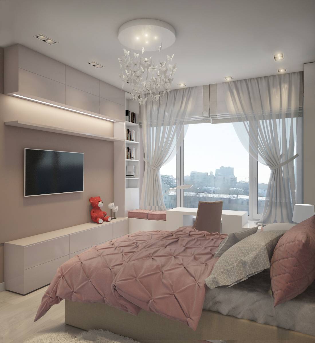 Дизайн спальни 13 кв м: увеличиваем пространство и разделяем комнату на отдельные зоны