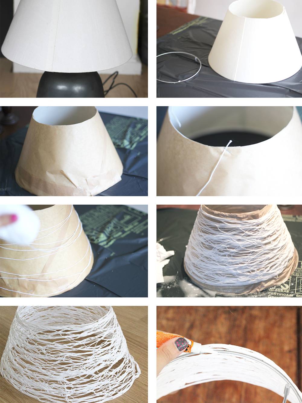 Как сделать абажур для настольной лампы, торшера, люстры своими руками, фото