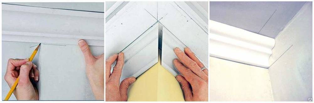 Чем приклеить потолочный плинтус из пенопласта – инструкции с фото и видео