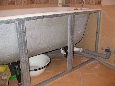 Как закрепить ванну на ножках на кафельном полу: виды опор, особенности монтажа