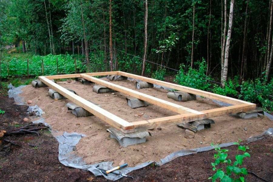 Фундамент для сарая — построй сам — пошаговое строительство и ремонт дома