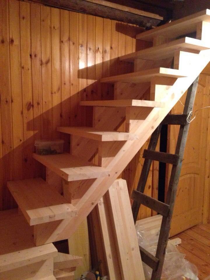 Делаем деревянные лестницы своими руками: пошаговая инструкция, видео
