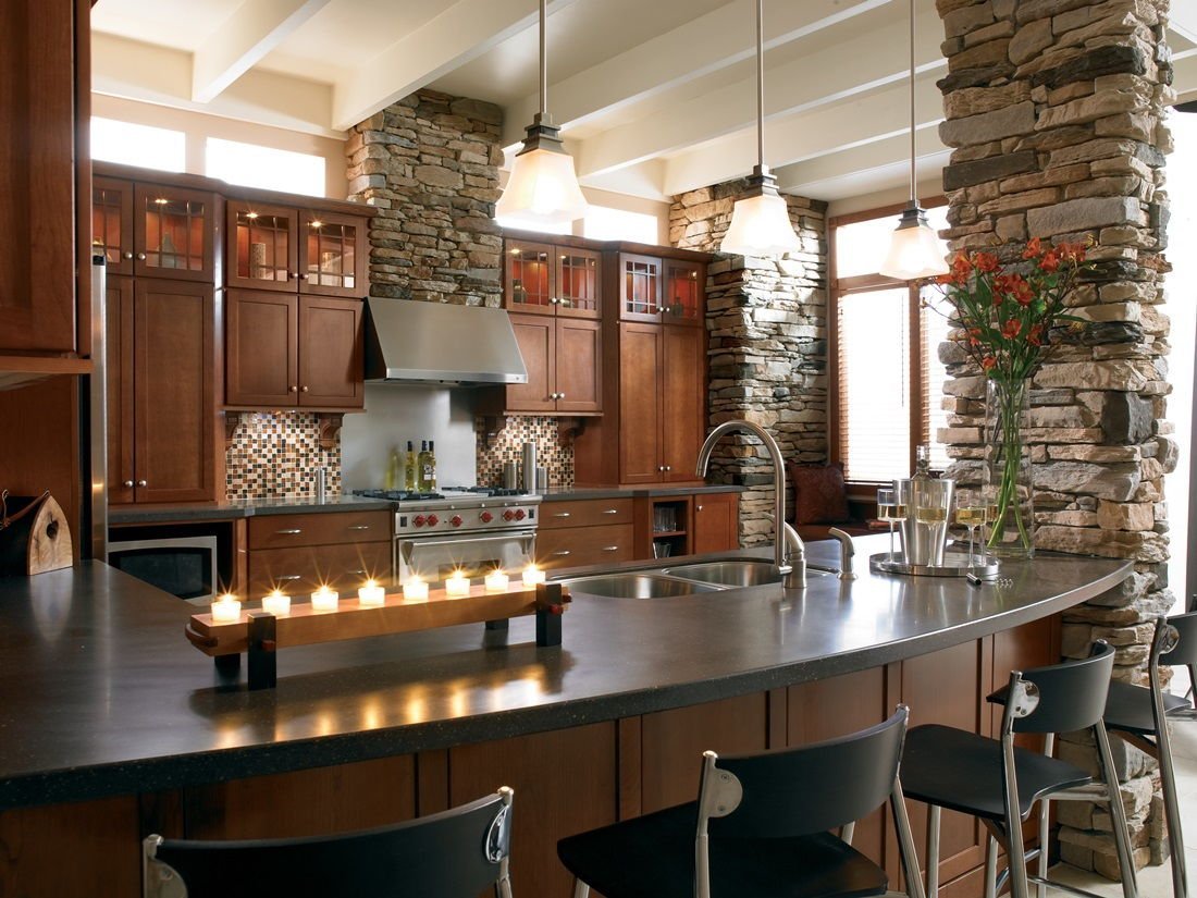Столешницы для кухни из искусственного камня (100 фото): 3 вида кухонных столешниц