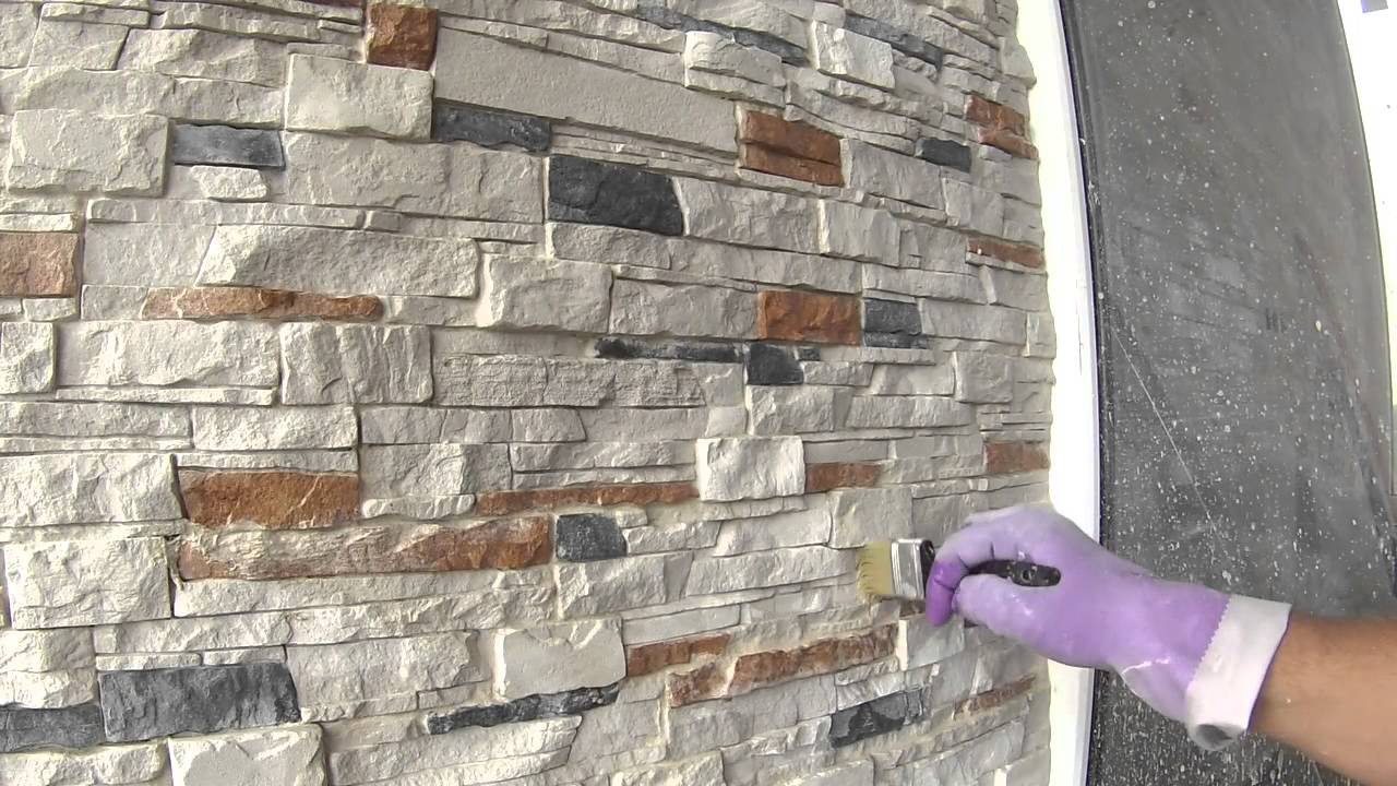 Укладка искусственного камня - пошаговая инструкция с фото и видео