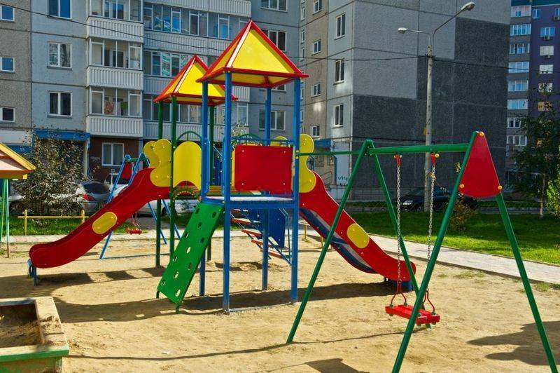 Детские площадки во дворе мкд: стандарты и нормативы