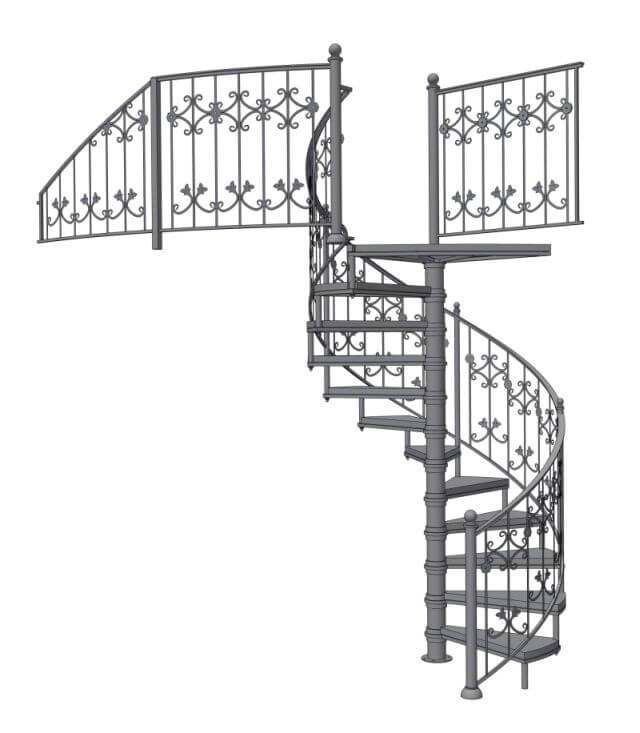 Металлические лестницы для дачи своими руками — конструкции, фото