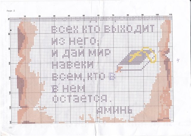 Вышивка крестом бесплатные схемы молитва