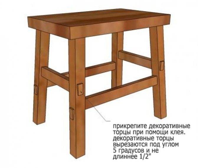 Как сделать табурет своими руками - несколько интересных моделей