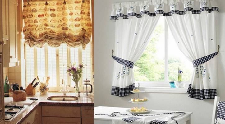 Короткие шторы на кухню — советы по выбору и примеры использования штор короткого типа (155 фото)