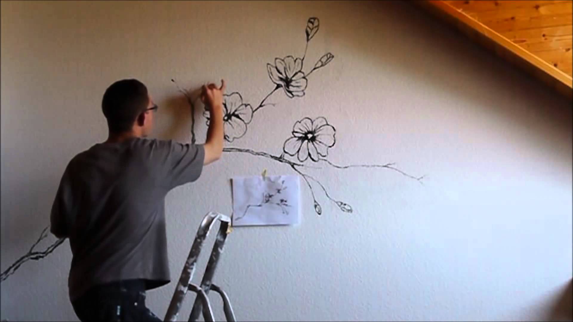 Как сделать роспись стен своими руками