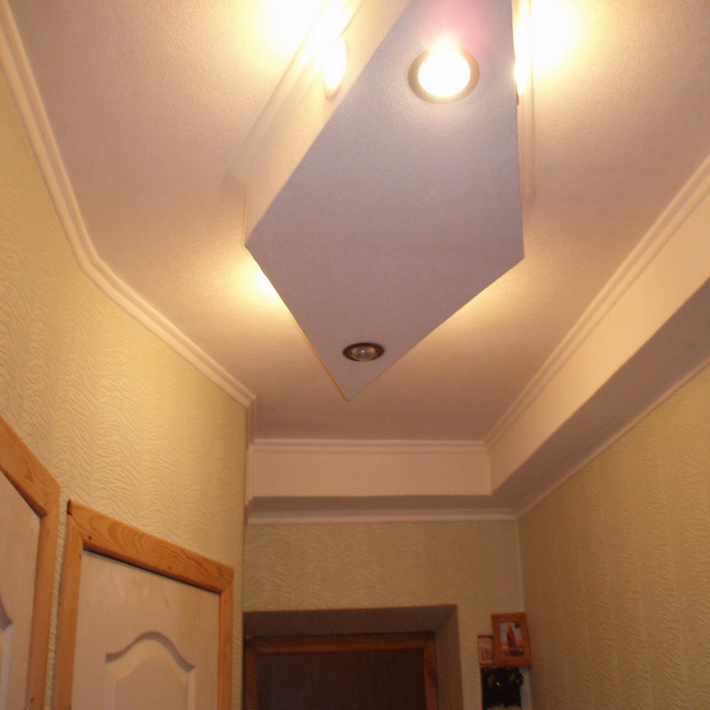Потолки из гипсокартона в прихожей своими руками - потолок в коридоре | стройсоветы