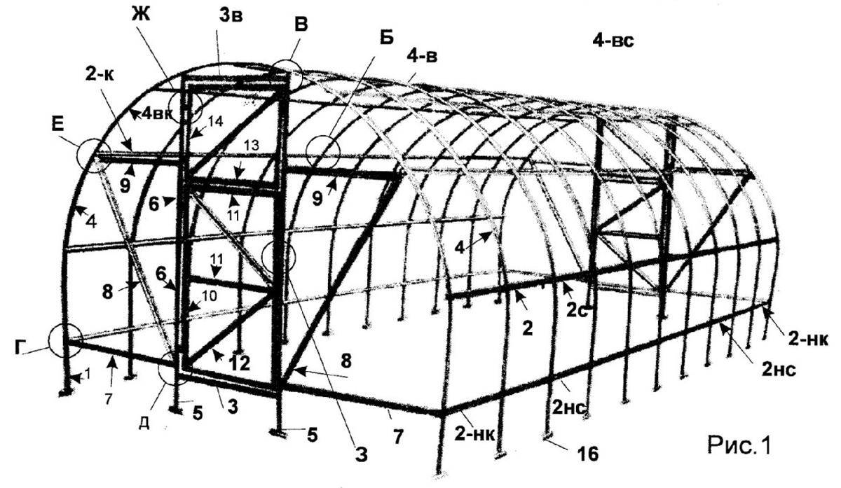 Теплицы из поликарбоната: 3х4, 3х6, 3х8 и усиленные | построить баню ру