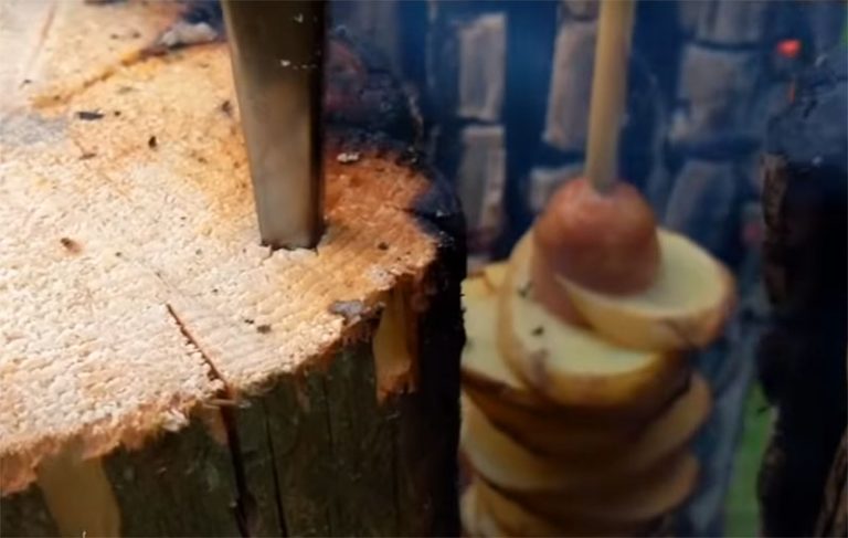 Делаем финскую свечу. красиво и тепло