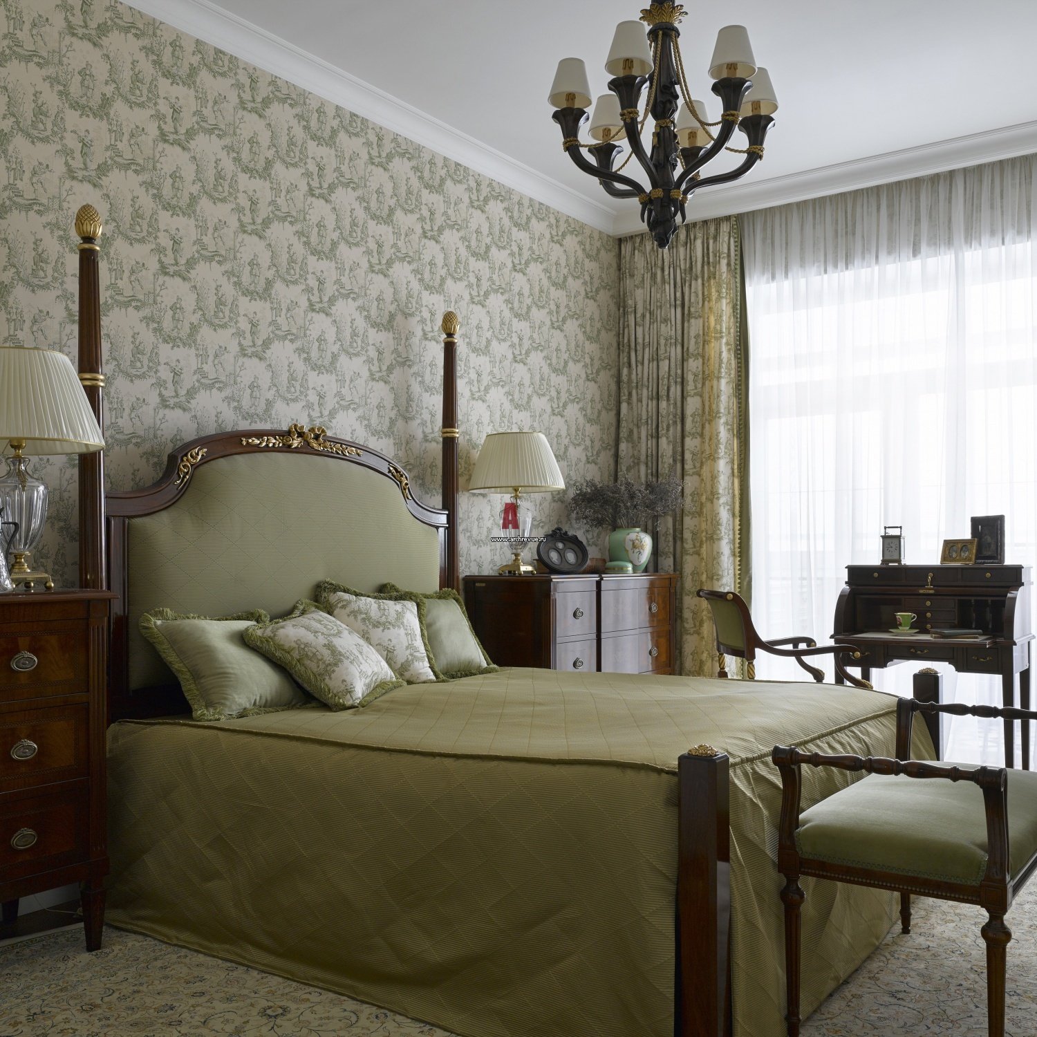 Спальня в английском стиле: аристократический дизайн у вас дома (47 фото+видео)