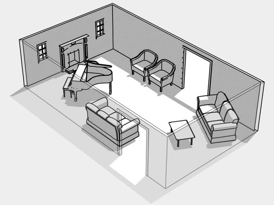 Как правильно расположить мебель в маленькой комнате. как лучше расположить мебель в гостиной