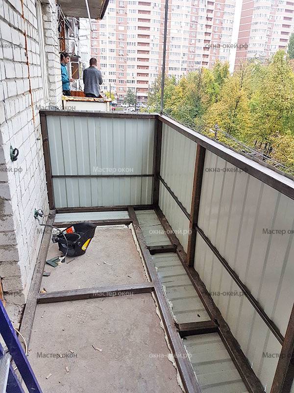 Как расширить балкон в хрущевке