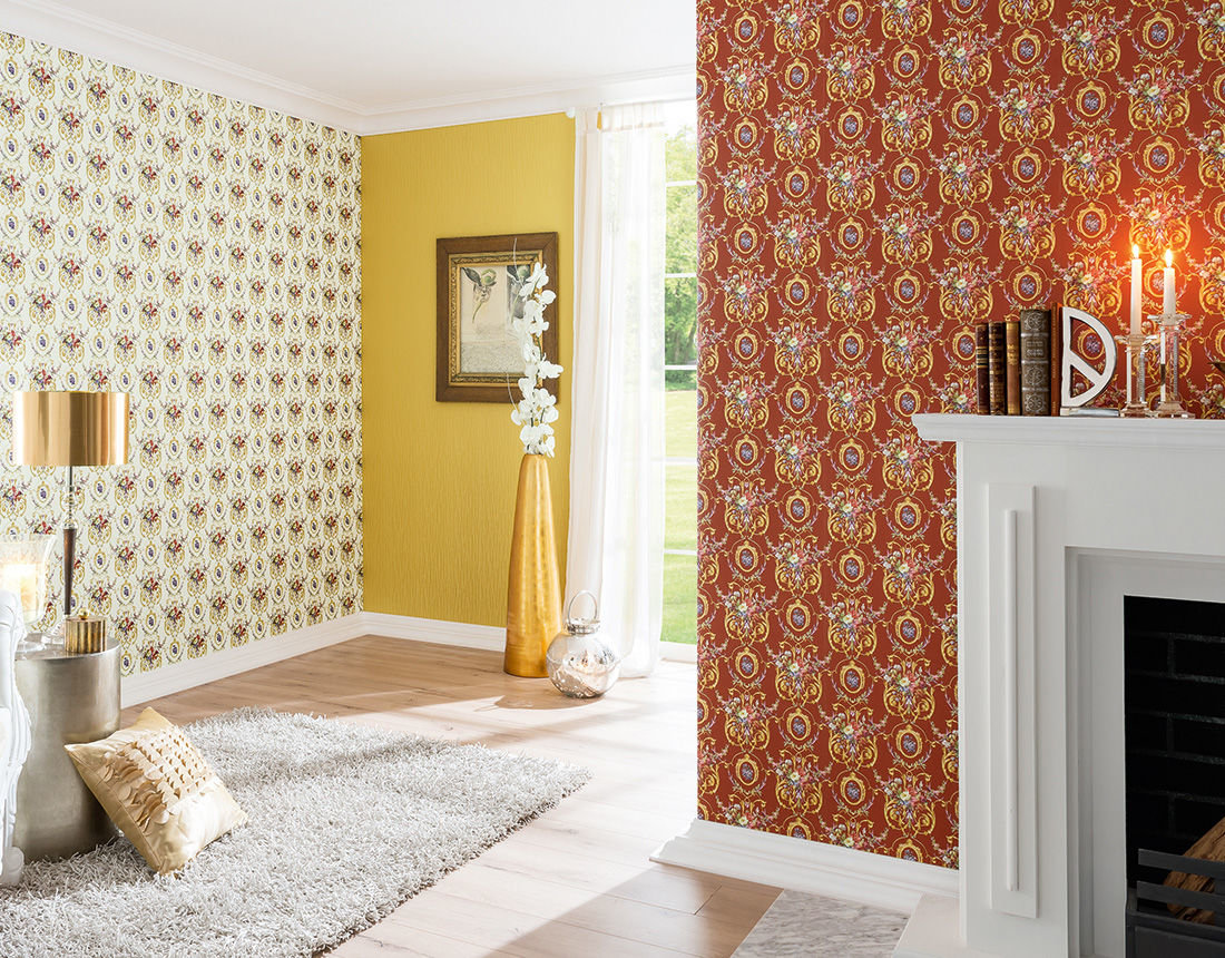 Комбинирование разных обоев в интерьере: особенности оклейки стен и фото обоев в домашних интерьерах