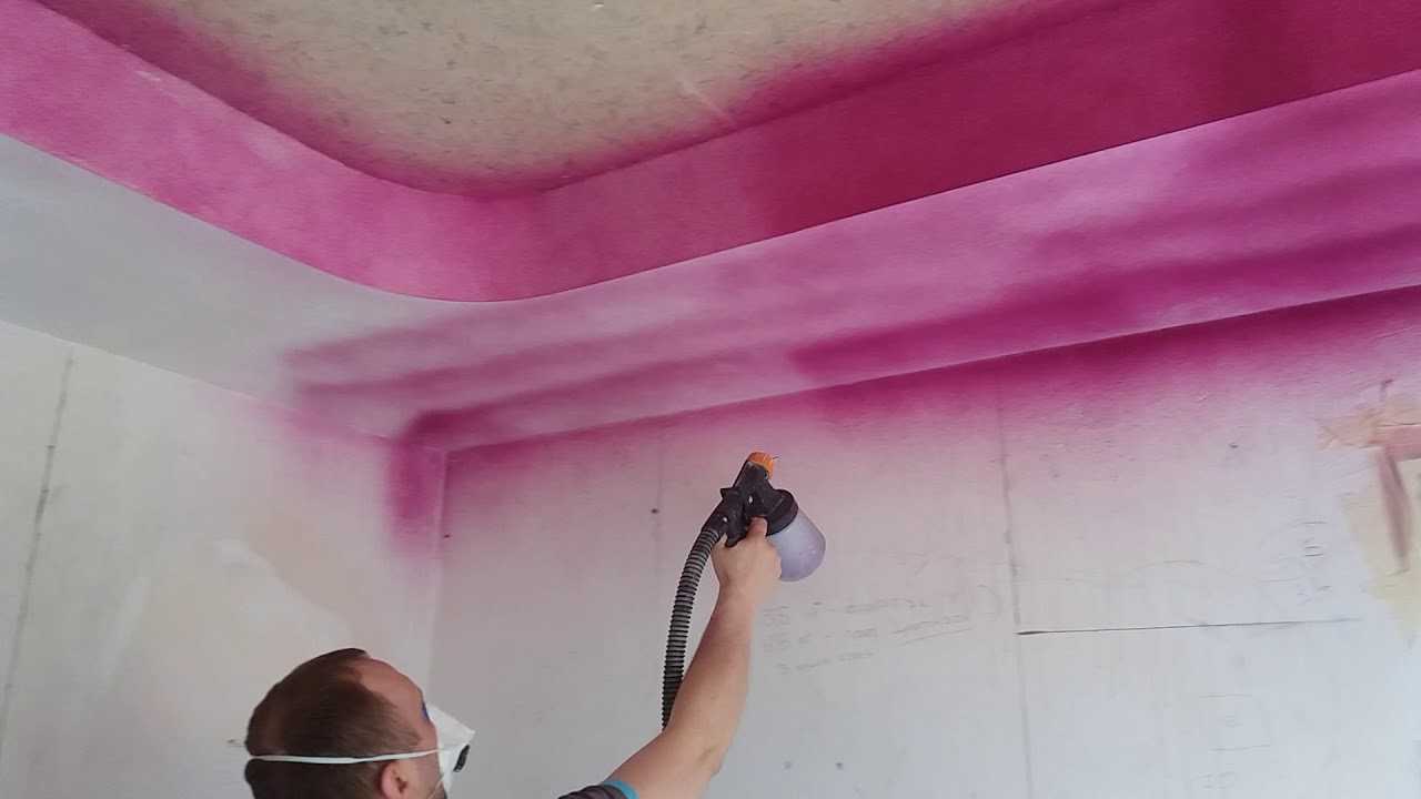 Завершающие штрихи ремонта: покраска гипсокартонного потолка