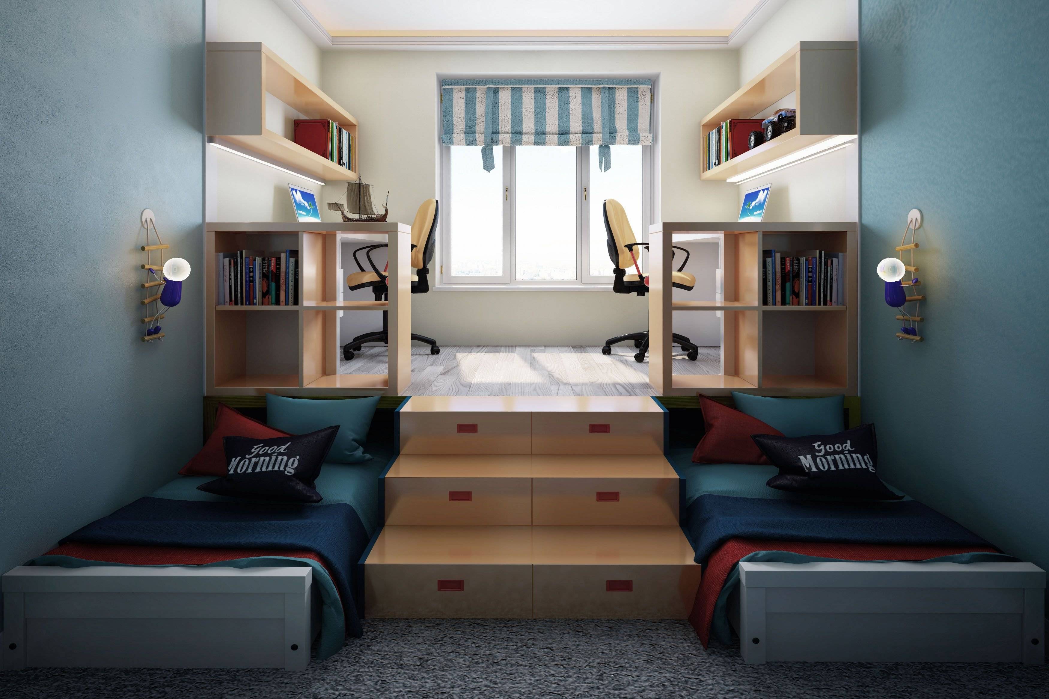 Детская комната для 2 мальчиков: создаем уютное и функциональное пространство