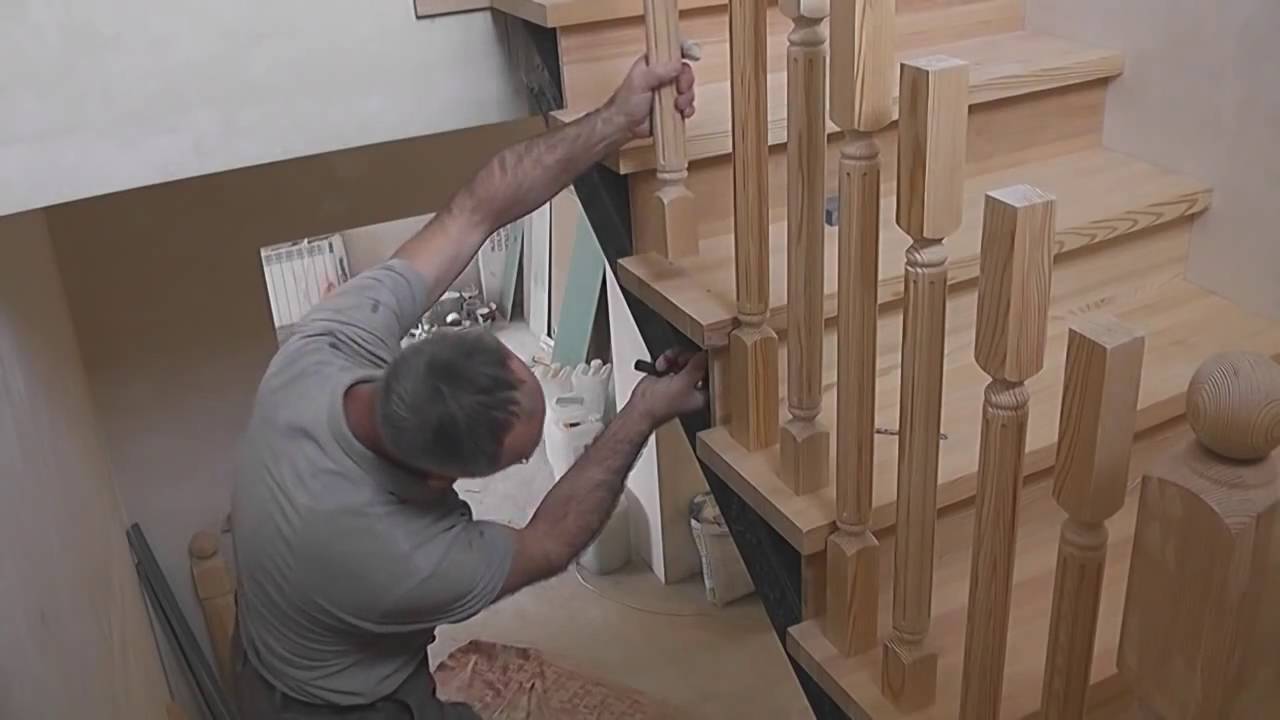 Как крепить балясины к полу своими руками — чертежи и схемы