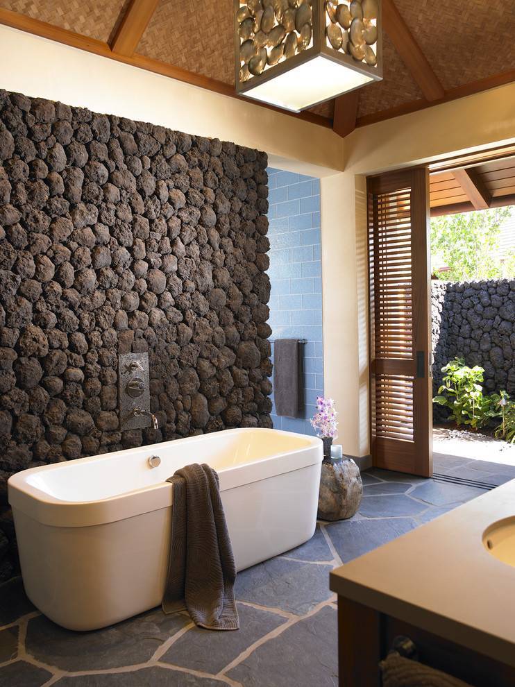 Современный дизайн ванной комнаты с фото - современный стиль