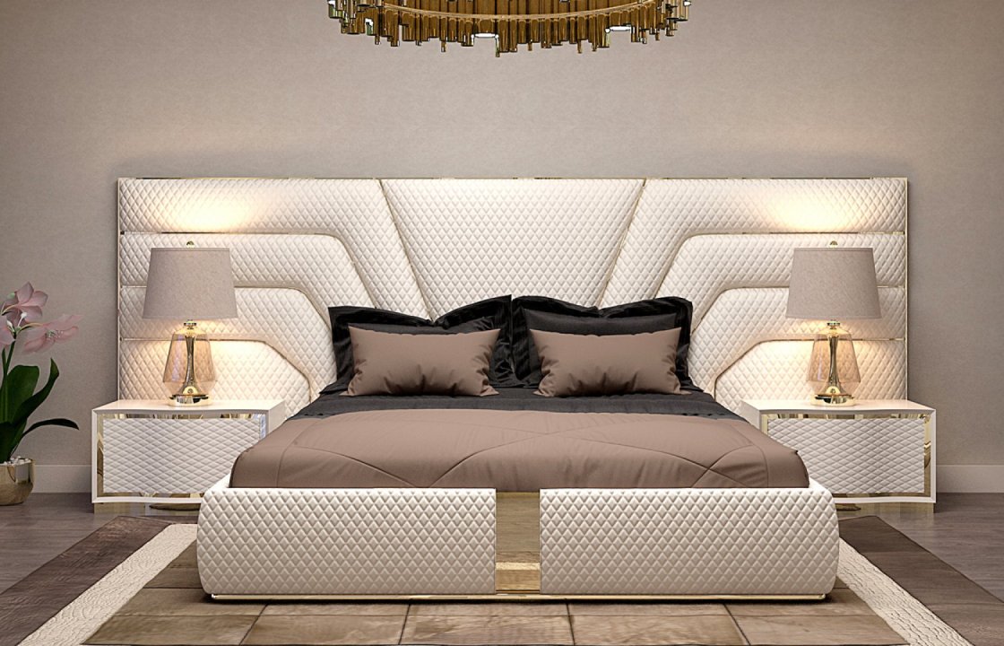 Красивые кровати в спальню: обзор кованых моделей