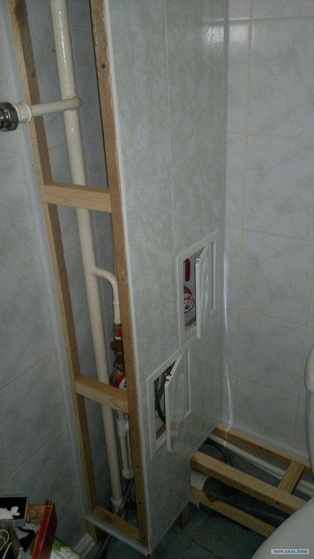 7 способов, как спрятать трубы в ванной комнате
