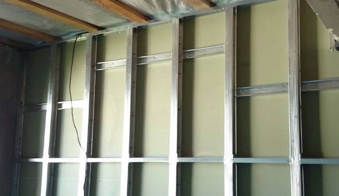 Каркас под гипсокартон: стена, потолок, техника работ