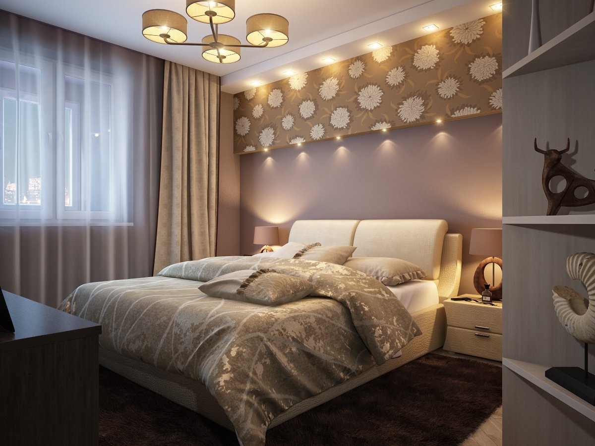 Дизайн спальни — 100 современных идей на фото