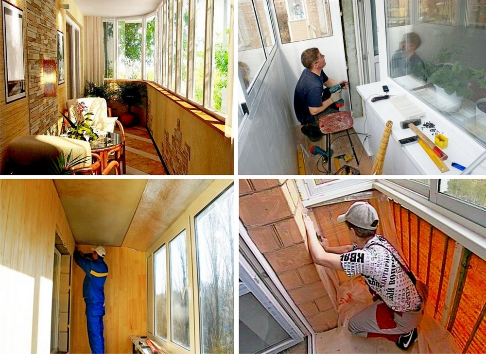 Ремонт балкона - ремонтно-строительные работы от мастеров
