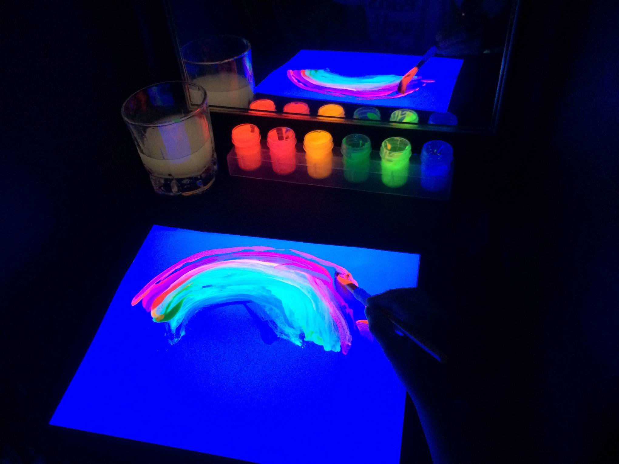 Люминесцентная краска и способ ее приготовления в домашних условиях