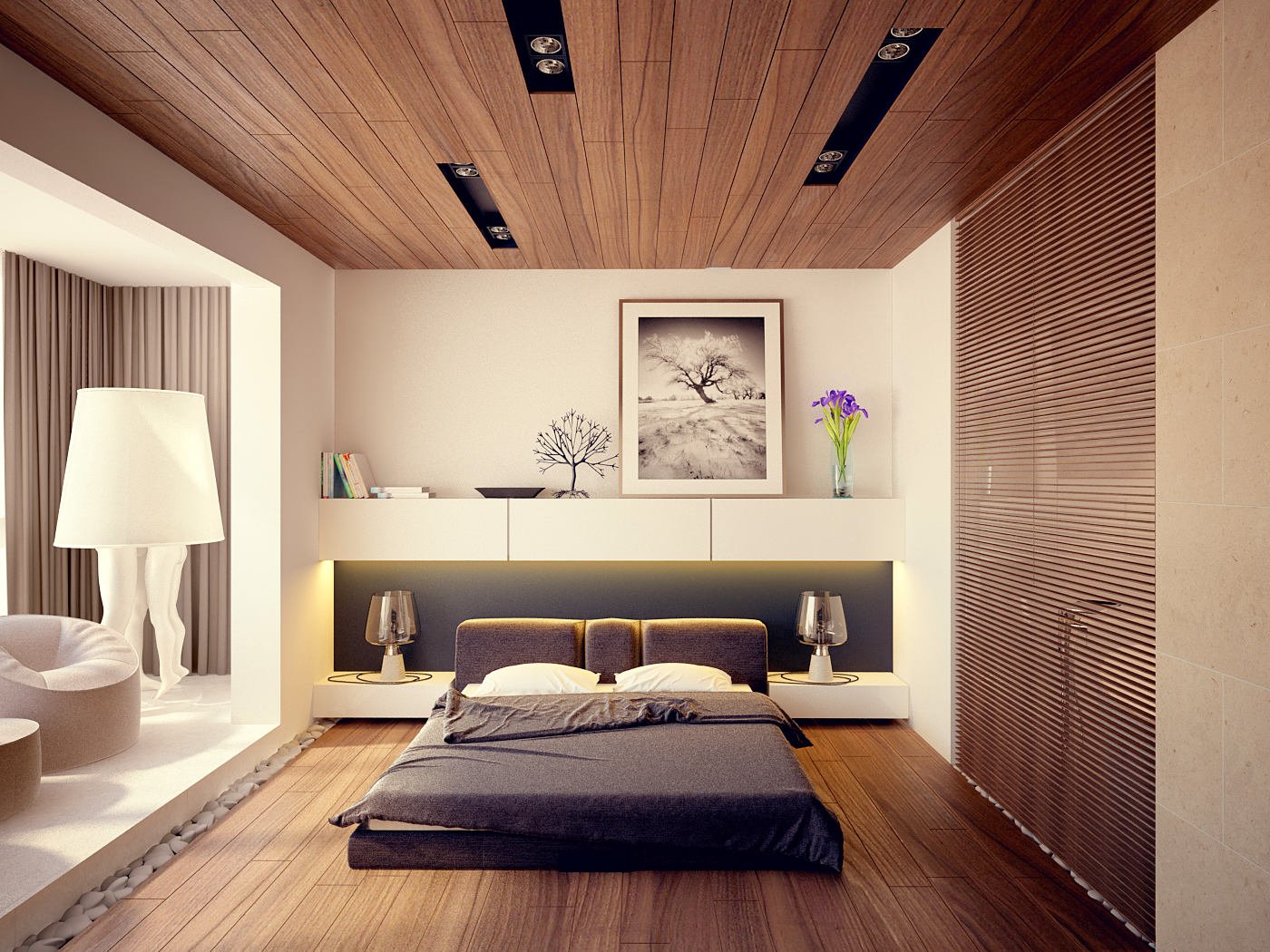 Потолок в спальне — обзор простых идей по оформлению потолка в спальне. инструкция от а до я + фото