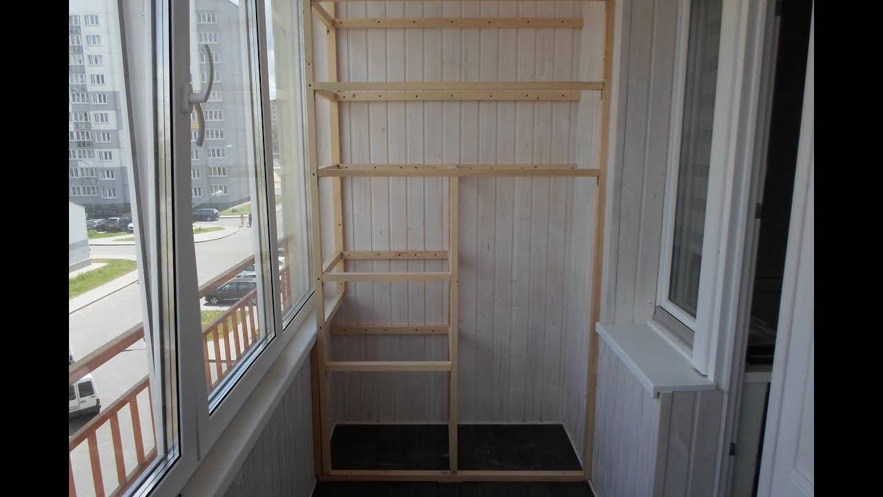 Встроенный шкаф на балкон (46 фото): как собрать встраиваемую модель-купе на лоджии своими руками