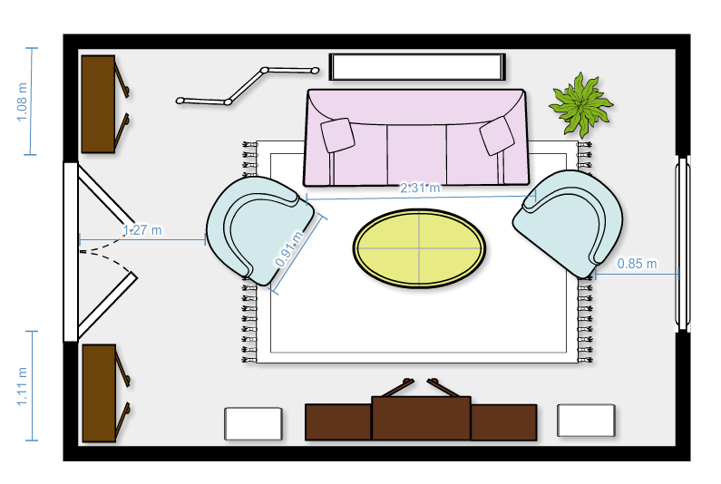 Дизайн узкой гостиной: свежие идеи интерьера 2021 года на фото