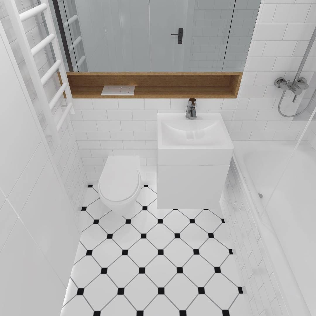 Плитка для маленькой ванной комнаты – как выбрать / интерьерные штучки